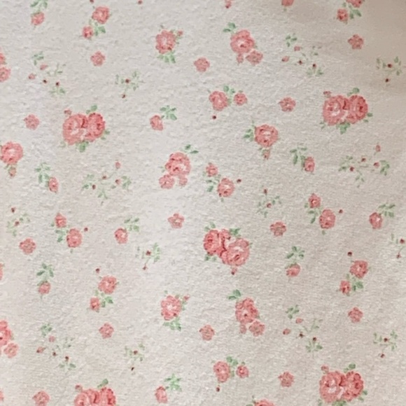 Miss Elaine Interlock knit short robe 3/4 sleeves Size S - Picture 3 of 9